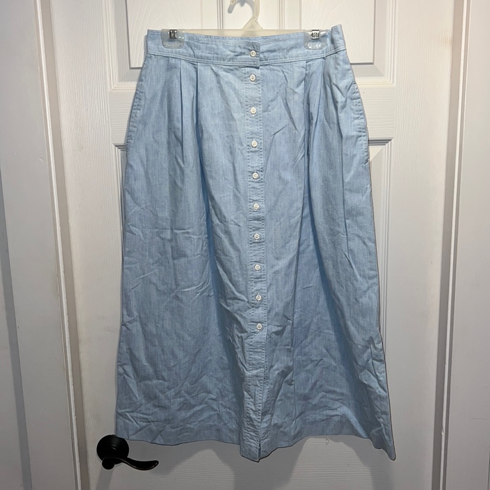 Light Blue L.L. Bean Skirt